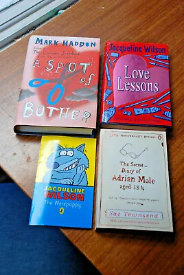 Teen Childrens Book Bundle Lot Adrian Mole Love Lessons A Spot Of Bother Demelza • £9.99