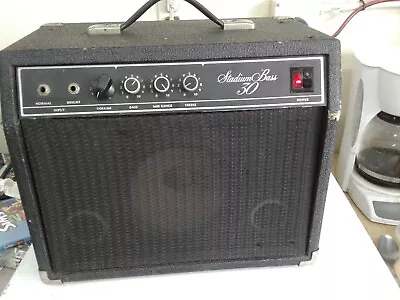 Rare Vintage 1970s Stadium Bass 30 Guitar / Keyboard Amplifier • $149