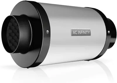 Ac Infinity Inline Duct Fan Silencer Muffler 4-inch • £74.95