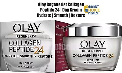 Olay Regenerist Collagen Day Cream 50ml Peptide 24 | Hydrate | Smooth | Restore • £15.95