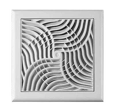 Air Vent Grille With Fly Screen White Modern Decorated Ducting Cover Grid TX • £4.49