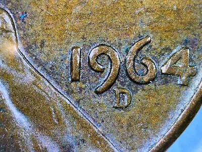 1964 D  Lincoln Cent.  DDO • $4