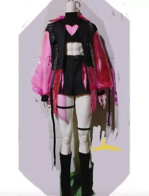 1/6 1/4 1/3 Uncle ID BJD PUNK Clothes Spliced Jacket+Crop Vest+Shorts+Socks • $57.94