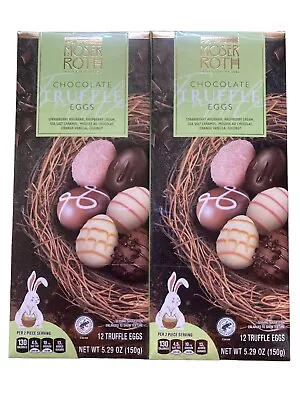 Moser Roth Chocolate Truffle Easter Eggs Truffles 12 Ct. 5.29oz (2 Boxes) • $21.98