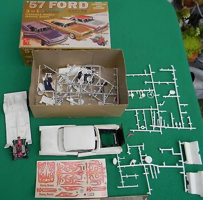 Vintage AMT 3 In 1 57 Ford Model Kit T-157-200 1957 Ford • $25