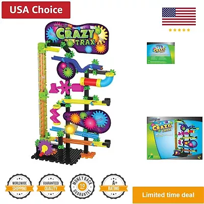 Techno Gears Marble Mania - Crazy Trax Toy Multicolor 723920 • $52.99