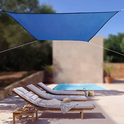 Outdoor Sun Shade Sail Rectangle UV Canopy Sun Shade Covers F/Garden Pool Yard • $13.30