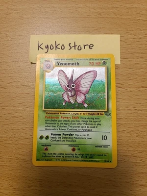 $0.99 • Buy Pokémon TCG Venomoth Jungle 13/64 Holo Unlimited Holo Rare MP Moderately Played 