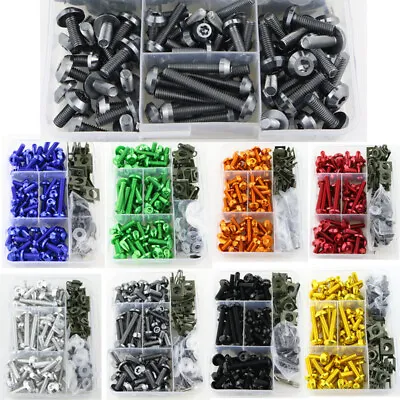 Fairing Bolt Kit Body Screws Nuts Bolts Fit For Kawasaki ZZR600 ZX-11C/D ZX-6D/E • $25.64