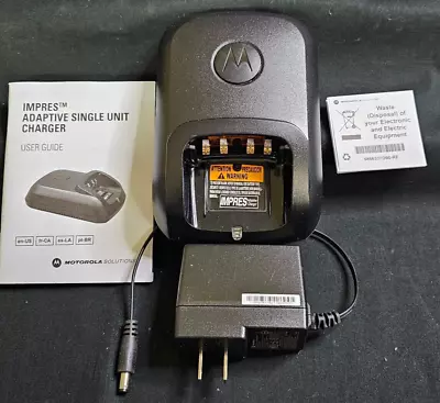 VGC Motorola IMPRES XPR Series PMPN4137A Charging Base W AC Adapter Power Supply • $29.99