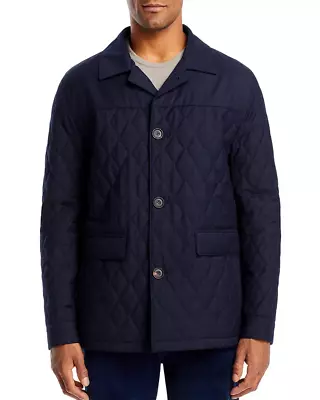 Corneliani Men's Diamond Quilted Jacket MSRP $995 20B 686 • $173.96