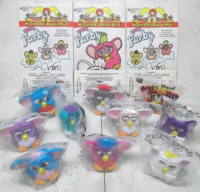 NEW Vintage McDonald's Furby Happy Meal Toys Happy Meal Bags Tiger Electronics • $24.99