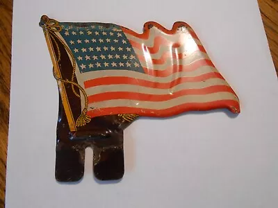 Vintage 48-star American Flag License Plate Topper • $49