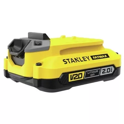 Stanley Fatmax 18V 2.0Ah V20 Li-Ion Battery Genuine SFMCB202-XE Rechargeable • $87.99