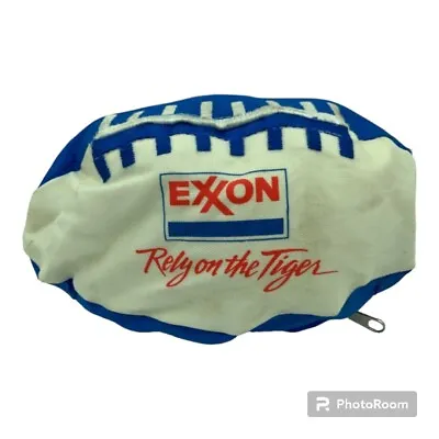 Vintage 1993 Ah! Oh! Exxon Rely On The Tiger Zippered Reversible Stuffed... • $34.26