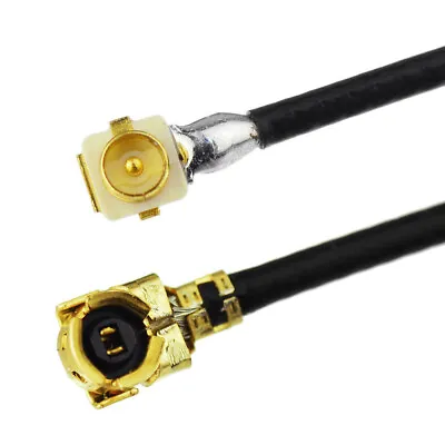 2-Pack Bingfu IPEX IPX U.FL Male To Female Right Angle 1.13mm Cable 30cm • $3.99