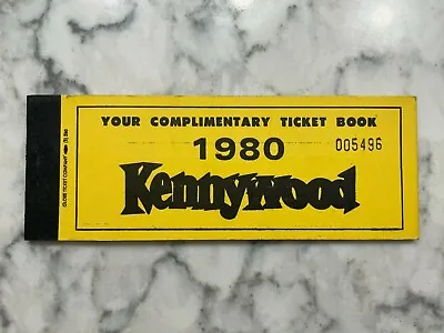 $44.99 • Buy Vintage 1980 Kennywood Complimentary Ticket Coupon Book Unused Pittsburgh PA