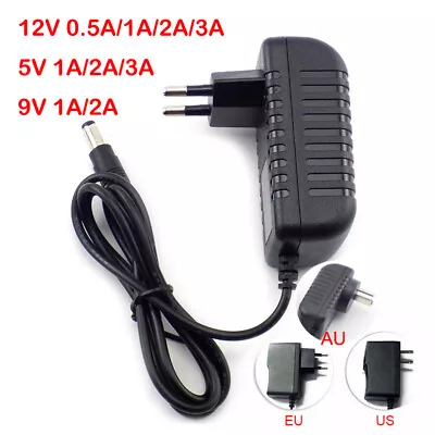 $4.83 • Buy DC AC 5V 12V 0.5A 1A 2A 3A Power Supply Adapter Charger For LED Strip Light CCTV