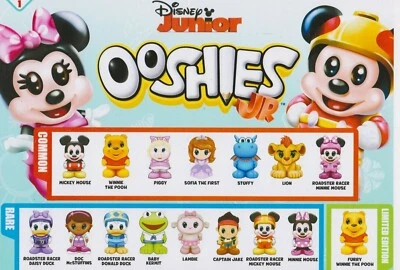 OOSHIES JUNIOR Common  Rare & Limited Edition Disney Junior's • $10