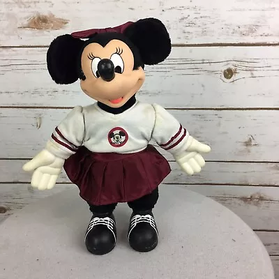 Applause Minnie Mouse 11  Cheerleader Doll Vintage Souvenir Plush Toy  • $14.95