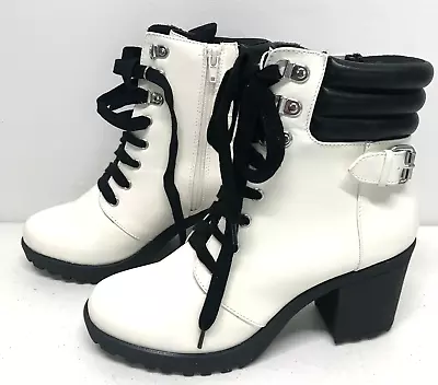 NEW In BOX - MIA Women's Farah Fashion Hiking Boots White Size 10M • $29.99