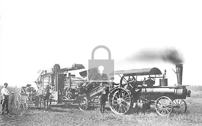 Steam Powered Farm Tractor Plow North Manchester Indiana IN - 4x6 PRINT • $4.99