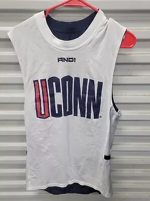 And 1 Uconn Huskies Reversible Basketball Jersey Size Medium • $30