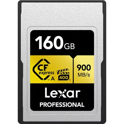 $414.75 • Buy Lexar 160GB CFexpress Type A Gold Series Memory Card