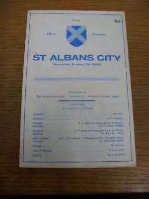 08/11/1975 St Albans City V Cambridge City [FA Trophy] • £3.99