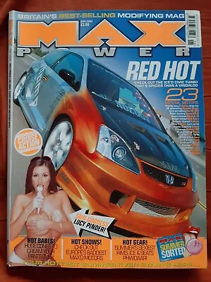 Max Power Magazine - May 2004 - Lucy Pinder Jodie Oram Mazda RX7 Mitsubishi Evo • £20