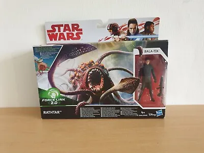 Star Wars Force Link 2.0 10cm Figure Rathtar And Bala-Tik • £7