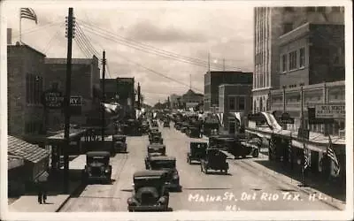 RPPC Del RioTX Maine St.Lippe's Studio And CuriosBell RealtyVictrola Vintage • $19.99