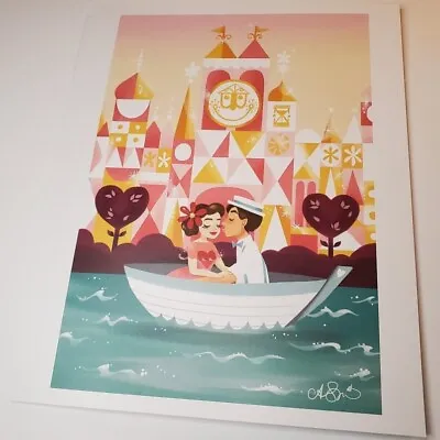 It's A Small World Poster Art Disney Ann Shen 11x14 Disneyland Magic Kingdom WDW • $40