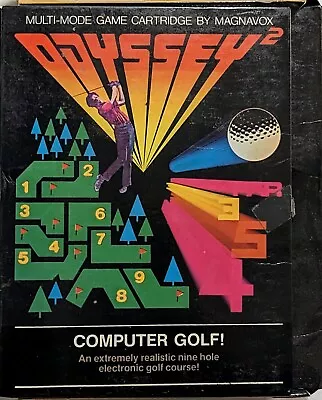 1978 Magnavox Odyssey 2 Computer Golf! Video Game -Game And Box -Untested • $5.50