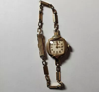 Vintage Bulova Women's Wristwatch 12k GF Band 10k GF Bezel Swiss Movement • $20