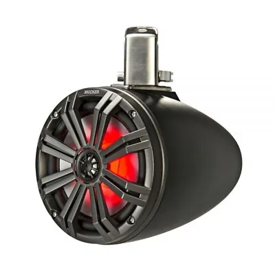 £749.50 • Buy KICKER Marine Audio Boat Wakeboarding Tower Speakers Pair 8 Inch Black