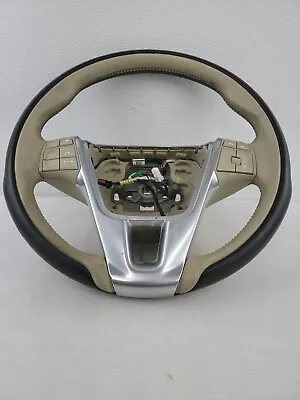 2016 Volvo S60 T5 Beige Black Leather Steering Wheel Voice Cruise Oem 16 17 18 • $143.47