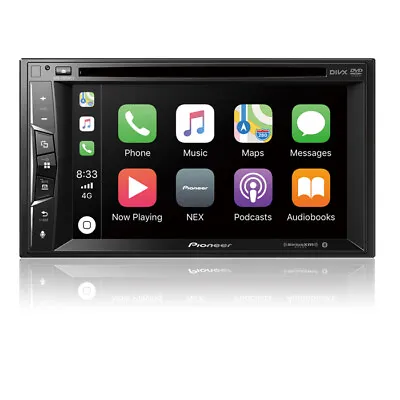 Pioneer AVH-1500NEX Double 2 DIN DVD/CD Player Bluetooth Mirrors IPhone CarPlay • $349