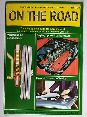 On The Road Marshall Cavendish Motoring Car Magazine Partworks 1980  Number 78 • £4.49