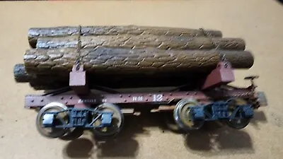 Bachmann G Scale Skeleton Log Car #13 (Weathered) • $69.99