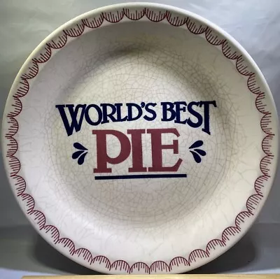 Mount Clemens Pottery - World's Best Pie Plate - 10 1/4  • $14.95