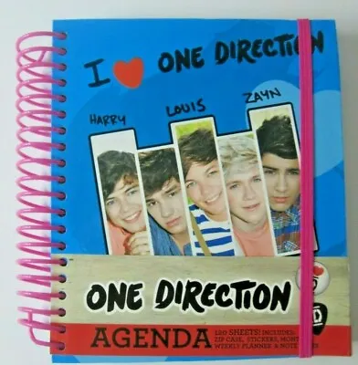 £25.72 • Buy I Love One Direction Spiral Bound Agenda Planner Journal With Accessories NEW
