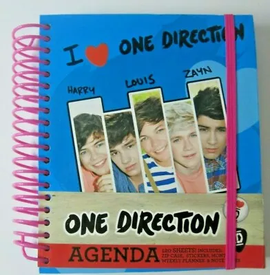 £33.94 • Buy I Love One Direction Spiral Bound Agenda Planner Journal With Accessories NEW