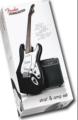 $295.99 • Buy Fender Starcaster Electric Guitar With AMP Set