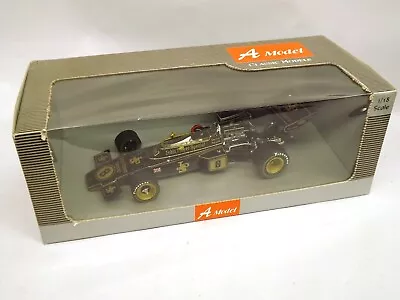 A Model Q9007 Lotus 72D JPS British GP 72 Emerson Fittipaldi (1:18 Scale) Boxed • £69.95