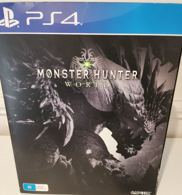 $199 • Buy Monster Hunter World Collectors Edition, Complete, Opened, PS4, PlayStation 4