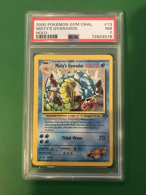 $70 • Buy PSA 7 NM 2000 Pokemon Gym Challenge 13/132 Misty's Gyarados Holo Rare #13