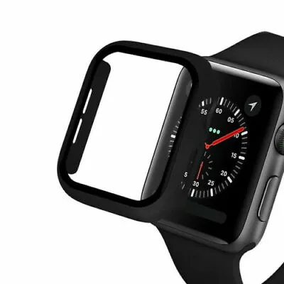 £3.49 • Buy For Apple Watch Series 3/4/5/6/7/SE/8 Case Tempered Glass Screen Protector Cover