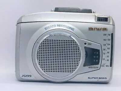 Aiwa JS 199 Walkman Cassette Player All Parts Move No Sound For Parts Or Repairs • $64.56