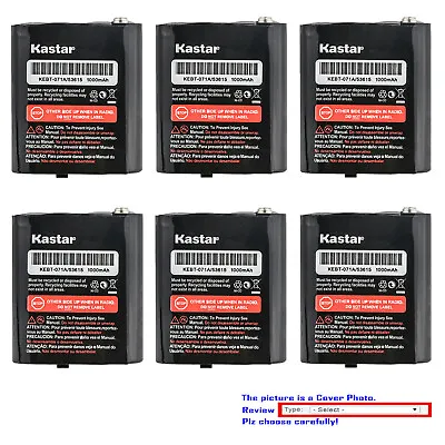 Kastar 1000mAh NiCD Battery For Motorola TalkAbout T7100 T8500R T8550RCAMO T9500 • $5.99